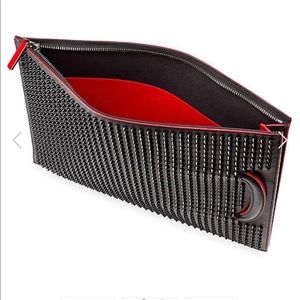 (SOLD).  Louboutin laptop / File holder
